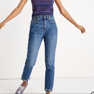 Madewell HighRise Slim Boyjean, 26 (fits 27)
